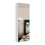 DEPOT E-SHOP Baltimore Wall Mounted Shoe Rack, Mirror, Single Door, Ten Shoes Capacity, White B097132917