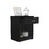 DEPOT E-SHOP Beryl Nightstand, One Drawer, Low Shelf, Superior Top, Black B097132927