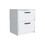 DEPOT E-SHOP Bethel 2 Drawers Nightstand with Handles, White B097132931