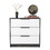 DEPOT E-SHOP Egeo 3 Drawers Dresser, Superior Top, Smokey Oak / White B097132977