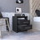 DEPOT E-SHOP Leyva Nightstand, Two Drawers, Superior Top, Black B097133059