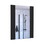 DEPOT E-SHOP Mirror Cairo, Rectangular Shape, Looking Glass, Manuftactured wood Details, Black B097133093