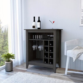 DEPOT E-SHOP Mojito Bar Cabinet, One Open Drawer, One Open Shelf, Carbon Espresso B097133097