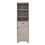 DEPOT E-SHOP Norwalk Linen Single Door Cabinet, Three External Shelves, One Drawer, Two Interior Shelves, Light Gray B097133111