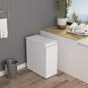DEPOT E-SHOP Nova Bathroom Storage Cabinet, One Drawer, Liftable Top, White B097133113