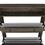 Shoe Rack 46" H, One Open Storage Shelf, Two Internal Storage Drawers, Two Doors, Dark Brown B097133214