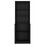 DEPOT E-SHOP Vinton 2-Door Bookcase with Upper Shelves, Black B097P167423