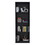 DEPOT E-SHOP Vinton Bookcase with Spacious Tier-Shelving Design, Black B097P167425