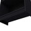 DEPOT E-SHOP Vinton Bookcase with Spacious Tier-Shelving Design, Black B097P167425