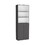 DEPOT E-SHOP Vinton 2-Door Bookcase with Upper Shelves, Matt Gray / White B097P167428