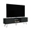 DEPOT E-SHOP Waco TV Rack, Hairpin Stand with Spacious Storage and Cable Management Holes, Black B097P167461