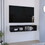 Klein FloatingTV Stand, Space-Saver Design with Functional Shelves, Black B097P167463