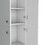 Kitchen Pantry 71" H, 4 Doors, 5 Adjustable Shelves, Laundry, White B097P221377