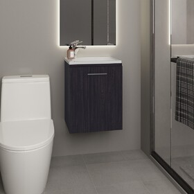 Bathroom Vanity with Sink, 1 Door B097P296813