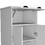 DEPOT E-SHOP Tifton Armoire with Hinged Drawer, 2-Doors and 1-Drawer, White B097S00004