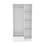 DEPOT E-SHOP Toccoa Armoire with 1-Drawer and 4-Tier Open Shelves, White B097S00012