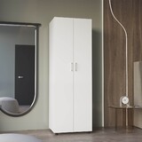 Armoire, Two Shelves, Rod, Double Door Cabinet Armoire B097S00190