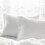 Luxury Soft White Pillow Cases Standard Size Set of 2, Breathable Moisture Wicking Hypoallergenic Premium Ultra Soft Linen Bed Pillowcases with Envelope Enclosure 20"x27" B099124568