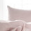Luxury Pink Pillow Cases Standard Size Set of 2, Breathable Moisture Wicking Hypoallergenic Premium Ultra Soft Linen Bed Pillowcases with Envelope Enclosure 20"x27" B099124574