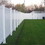 End Post for White Vinyl Routed Fence Caps Included set of 2 B100128096