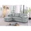 Daniel Upholstered Reversible Sectional with pull out loveseat B102S00009