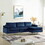 Shannon Velvet Sectional Sofa with Chaise B102S00012