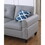 Irine Faux Leather Sectional Sofa with Ottoman B102S00069