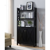 ID USA 171912 Bookcase Black B107130845