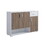 ID USA 223112 Shoe Cabinet White & Dark Taupe B107130980