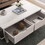 ID USA 212961CT Coffee Table White Oak & Distressed Grey B107131013