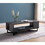 ID USA 223052CT Coffee Table Distressed Grey & Black B107131015