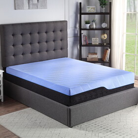 Realcozy 12" Full Made in America Coil and Memory Foam Hybrid Mattress B108131486