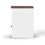 Bridgevine Home 20" Fully assembled White and Brown File Cabinet B108131546