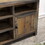 Joshua Creek 84 inch TV Stand Console for TVs up to 95 inches, No assembly Required, Barnwood Finish B108P160172