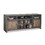 Joshua Creek 84 inch TV Stand Console for TVs up to 95 inches, No assembly Required, Barnwood Finish B108P160172