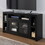 Bridgevine Home Skyline 65 inch TV Stand Console for TVs up to 75 inches, No assembly Required, Mocha Finish B108P160182