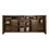 Bridgevine Home Sausalito 74 inch TV Stand Console for TVs up to 85 inches, No assembly Required, Whiskey Finish B108P160189