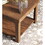 Bridgevine Home Sausalito 24" Side Table, No assembly Required, Whiskey Finish B108P160190