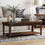 Bridgevine Home Sausalito 48" Coffee Table, No assembly Required, Whiskey Finish B108P160191