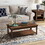 Bridgevine Home Sausalito 48" Coffee Table, No assembly Required, Whiskey Finish B108P160191