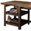 Bridgevine Home Sausalito 60 inch Workstation Desk, No assembly Required, Whiskey Finish B108P160193