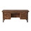 Bridgevine Home Sausalito 71 inch Executive Desk, No assembly Required, Whiskey Finish B108P160194