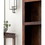 Bridgevine Home Sausalito 49 inch high Bookcase, No assembly Required, Whiskey Finish B108P160196