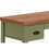 Bridgevine Home Vineyard 53 inch Writing Desk, No assembly Required, Sage Green and Fruitwood Finish B108P160216