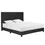Bridgevine Home King Size Charcoal Grey Upholstered Platform Bed B108P160249