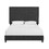 Bridgevine Home Queen Size Charcoal Grey Upholstered Platform Bed B108P160250