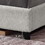 Bridgevine Home Queen Size Minky Stone Upholstered Platform Bed B108P160254