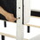 Bridgevine Home King Size White Boucle Upholstered Platform Bed B108P160257