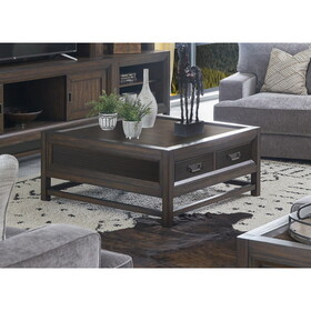 Bridgevine Home Branson 2-drawer Coffee Table, No assembly Required, Two-Tone Finish B108P163820