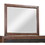 Bridgevine Home Branson Mirror, No assembly Required, Rustic Buckeye Finish B108P163824